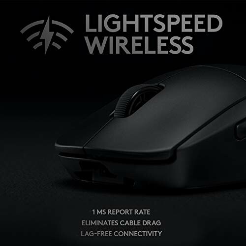 Wireless gaming mouse with Lightspeed technology.